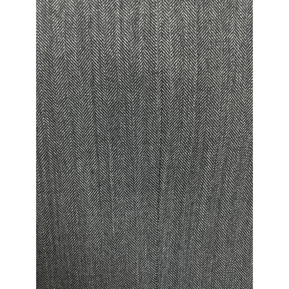 Jos A Bank Signature Suit Men 46XL Gray Herringbone Wool Pants 40 x 31 - 2 Piece
